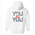 Men's You Vs You Printed Gym Hoodie